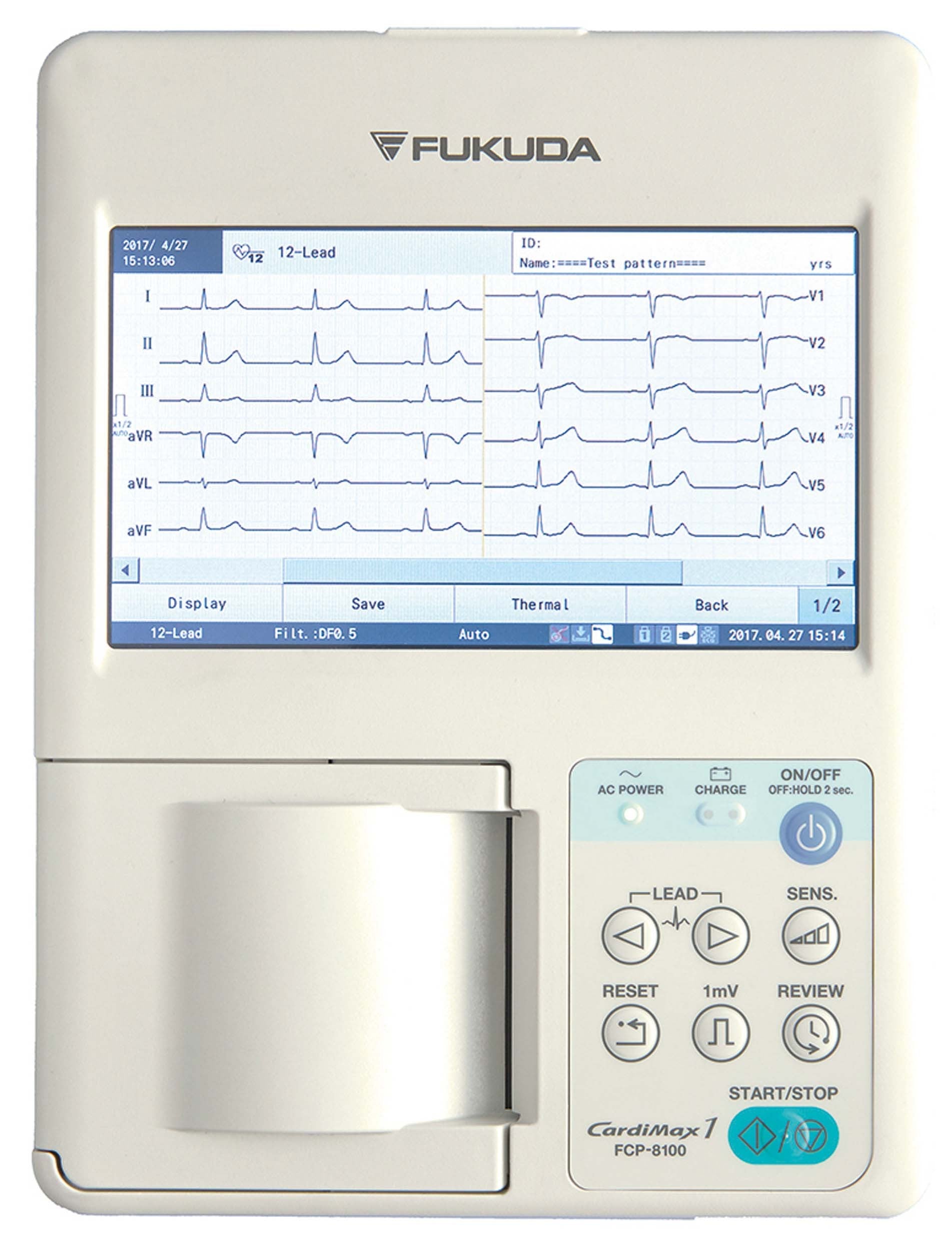 Electrocardiographe Fukuda 3 Pistes FCP8100 Sacoche - FUKUDA