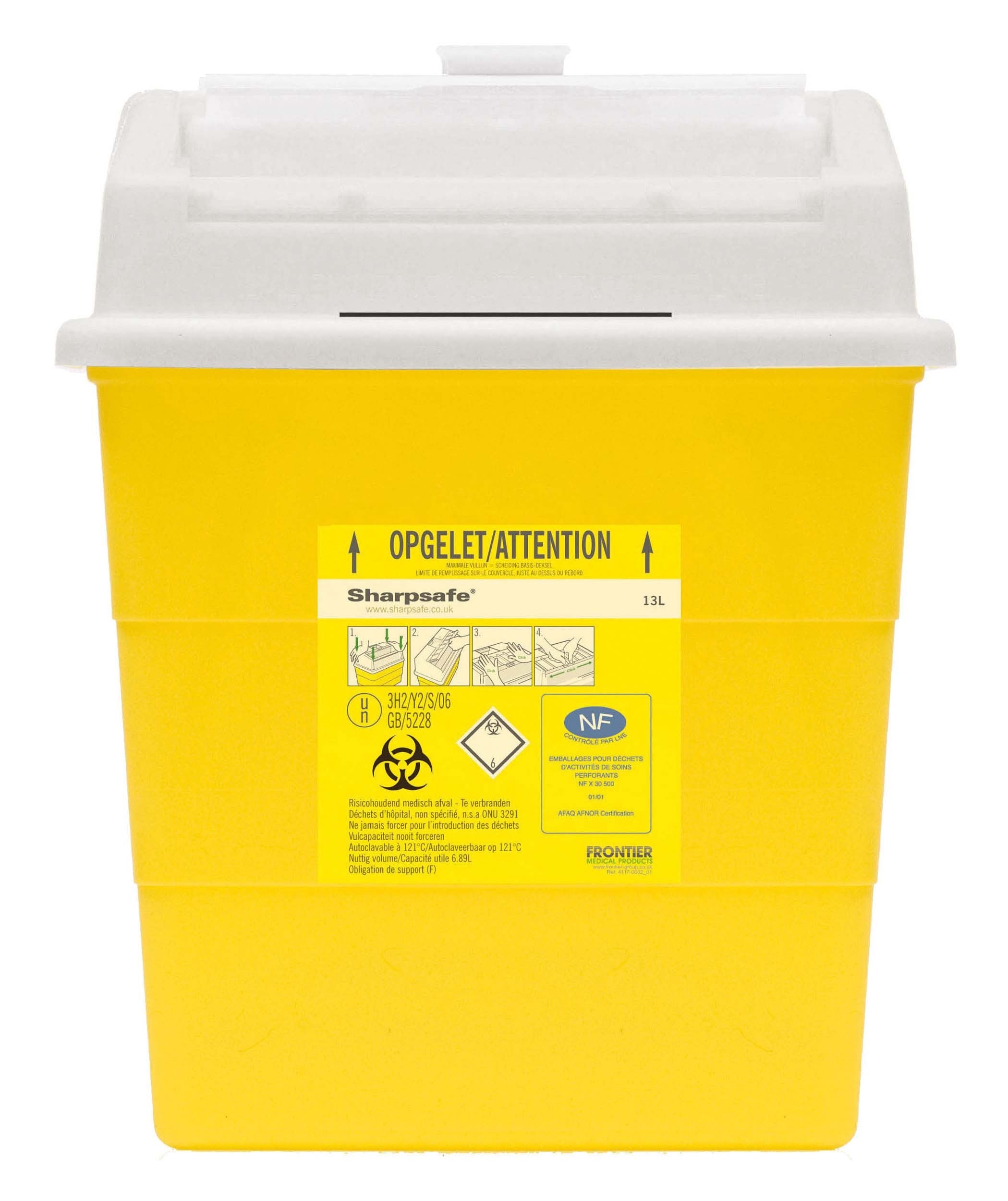 Collecteur de Dechets Sharpsafe - Hospidex