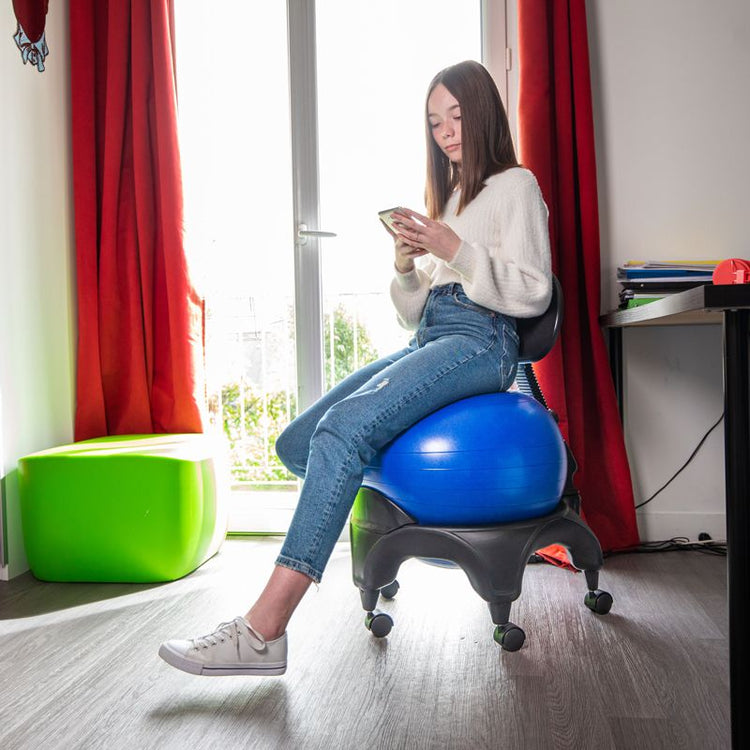 Chaise ergonomique avec ballon Tonic Chair® Confort