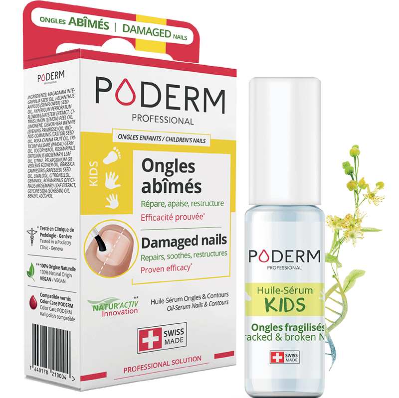 Traitement Sérum Ongles abîmés - Enfants - 8ml - Poderm Professional