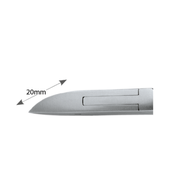 Pince à ongles - Coupe droite - Mors longs - 15 cm - Aesculap - HF480R