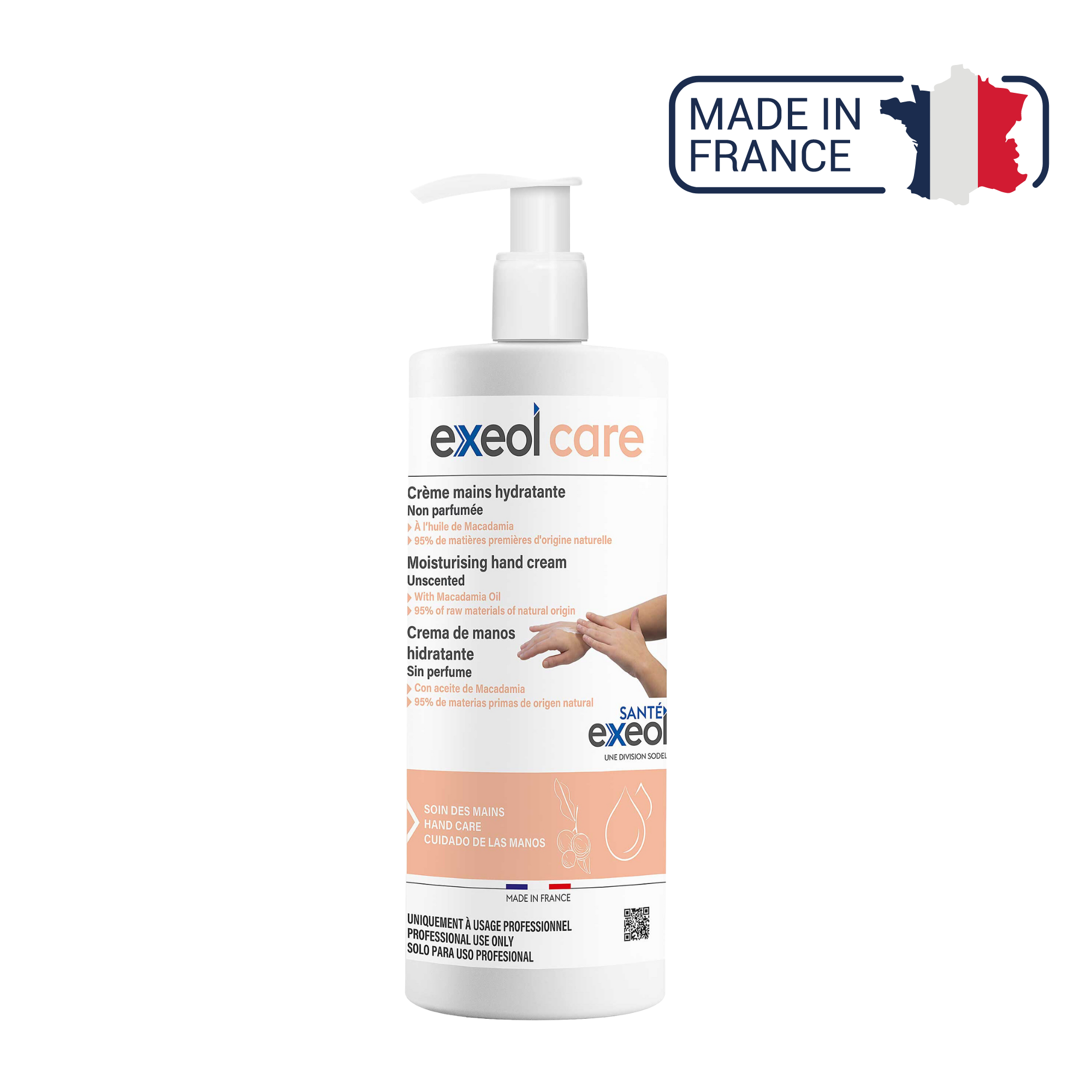 Crème mains hydradante - Exeol Care - Sodel