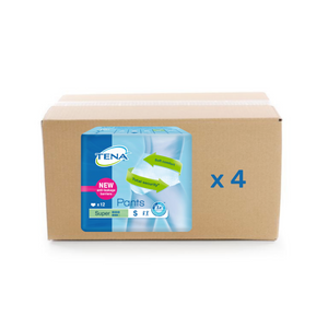 Tena Pants Proskin - Super - 7 gouttes - S - carton 4x12U - Tena