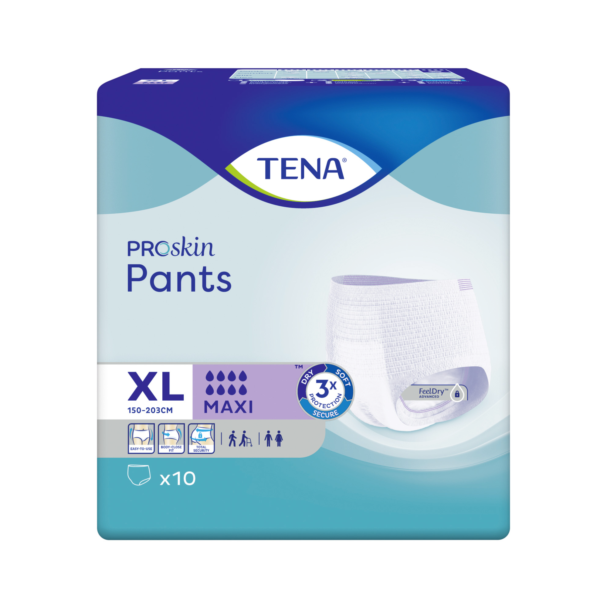 Tena Pants Proskin - Maxi -  8 gouttes - 4 tailles - Tena