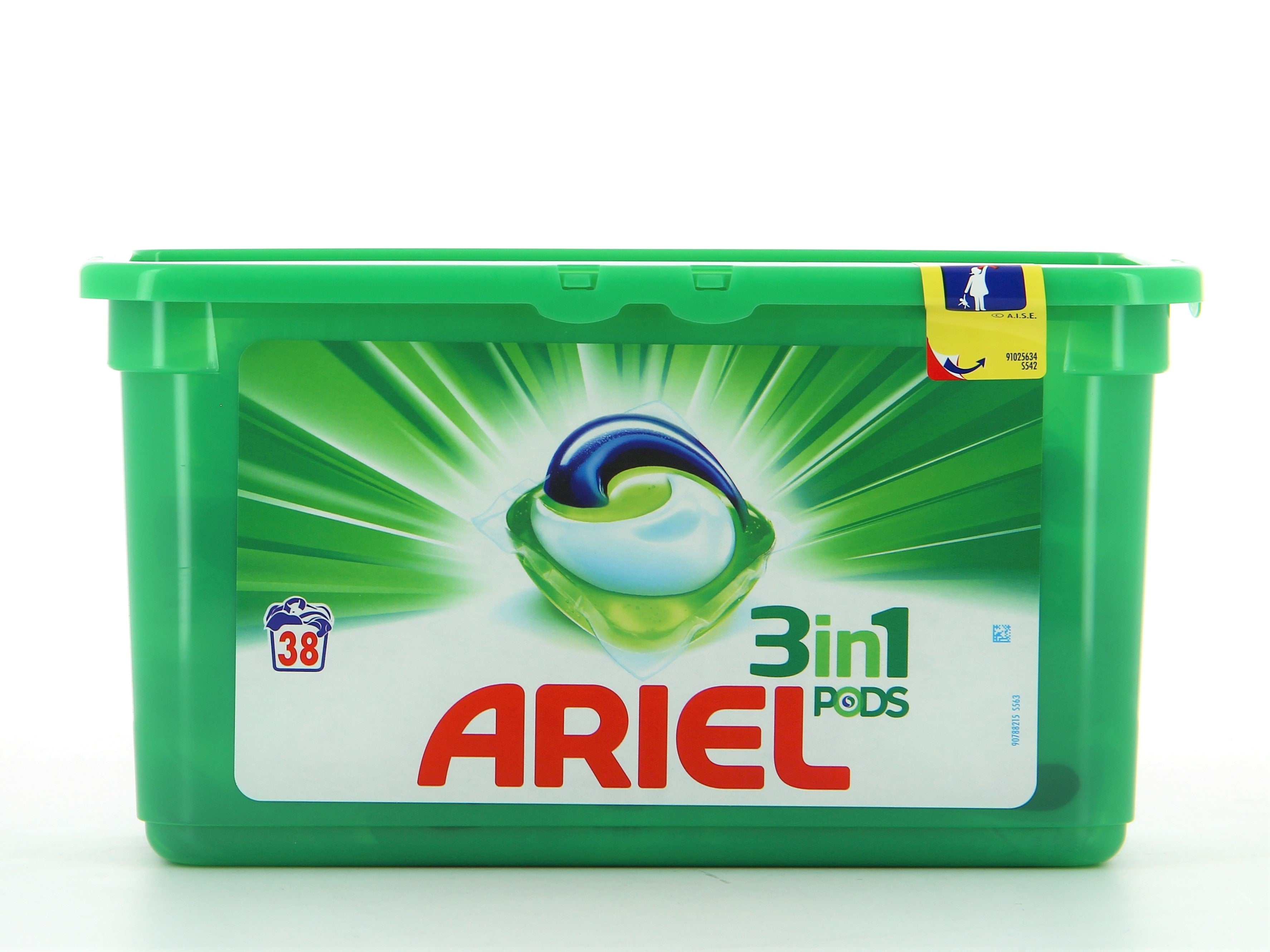 Lessive - Ariel Original - 3 in 1 PODS - 38 lavages