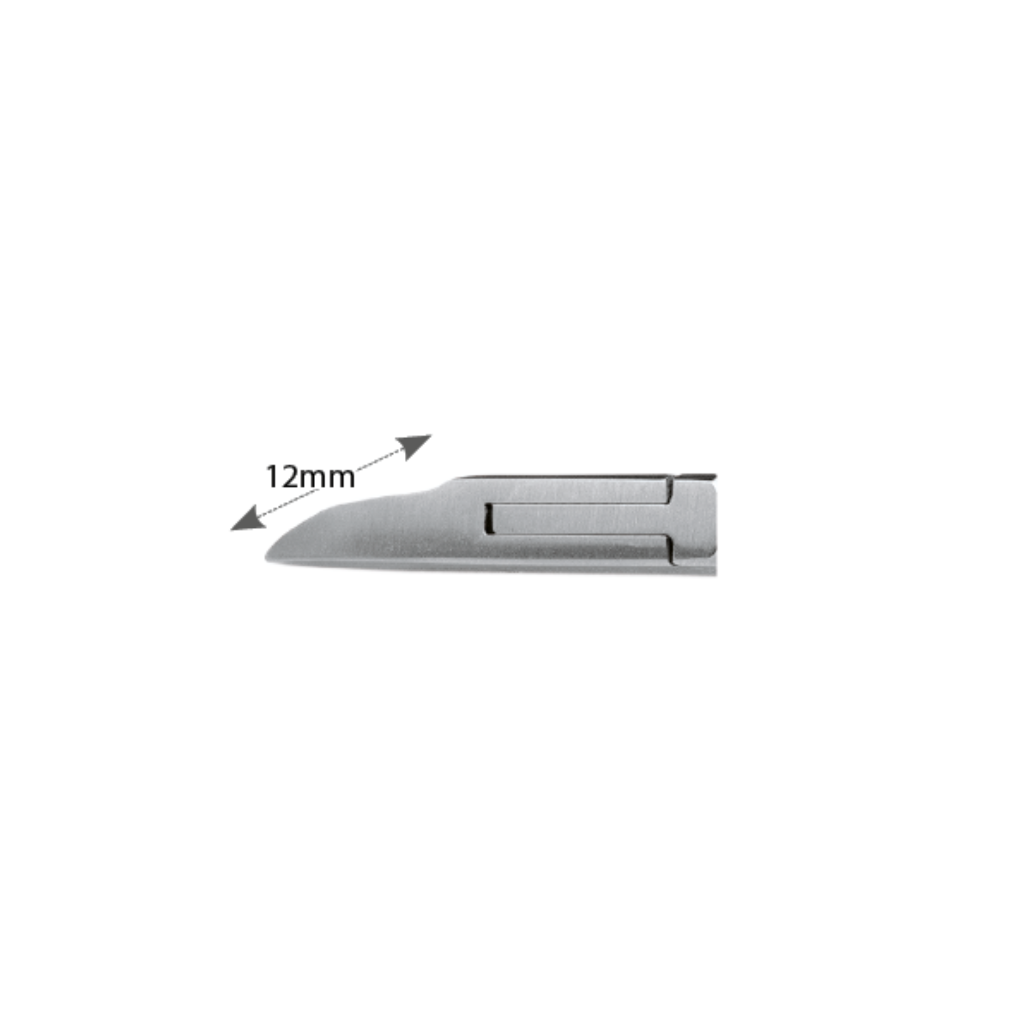 Pince à ongles - Coupe droite - Mors plats - 11,5 cm - Aesculap - HF475R