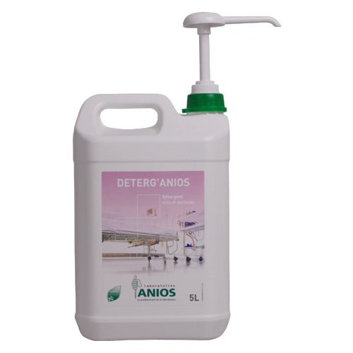 Deterg'anios - Sols et Surfaces - Effet mouillant, dispersant et solubilisant - 5 L - Anios