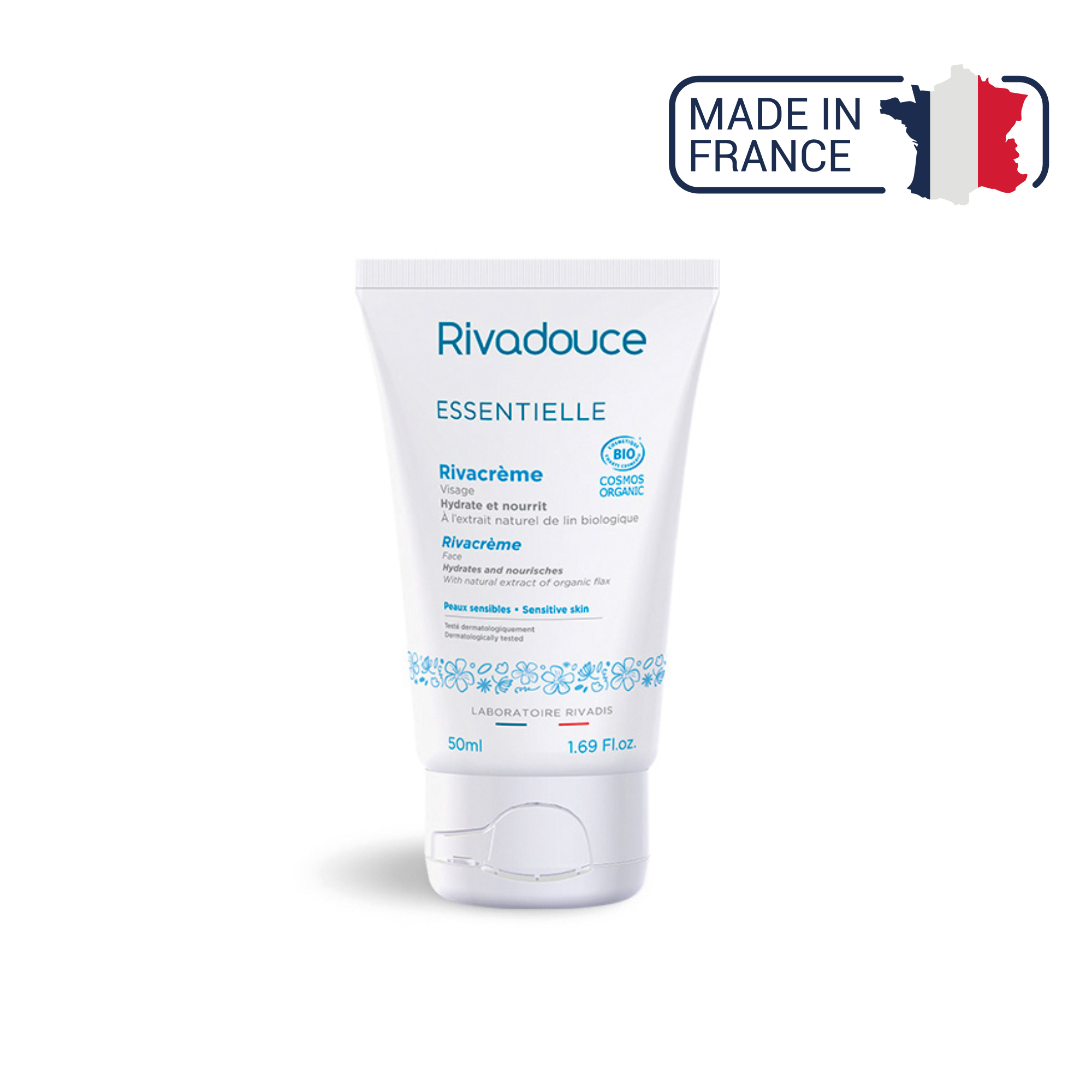 Rivacrème - crème hydratante bio et protectrice - 50ml - Rivadouce